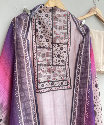 Linen printed unstitched ladies suit Rc18445 (b)