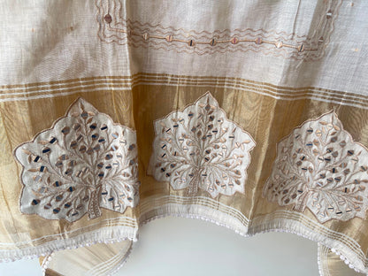 Banarasi mul chanderi ladies unstitched suit Rc19110