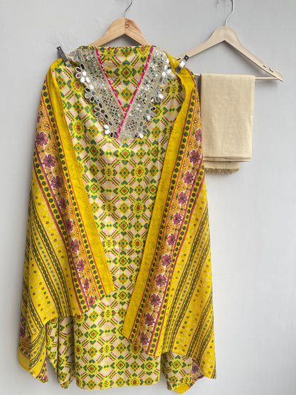 Cotton Printed Unstitched Ladies Suit RC-18282 – view 5