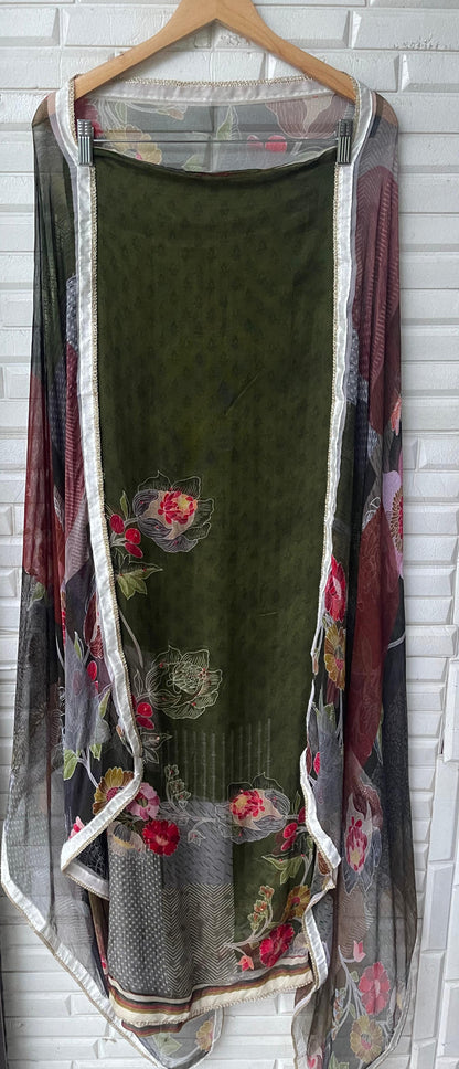 Burberry organza unstitched ladies suit Rc17619 (b)