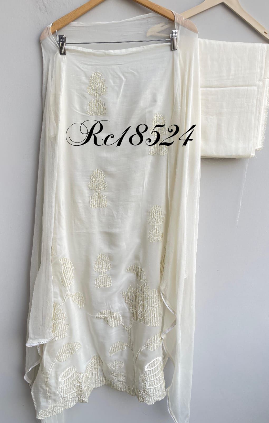 Organza unstitched ladies suit Rc18524