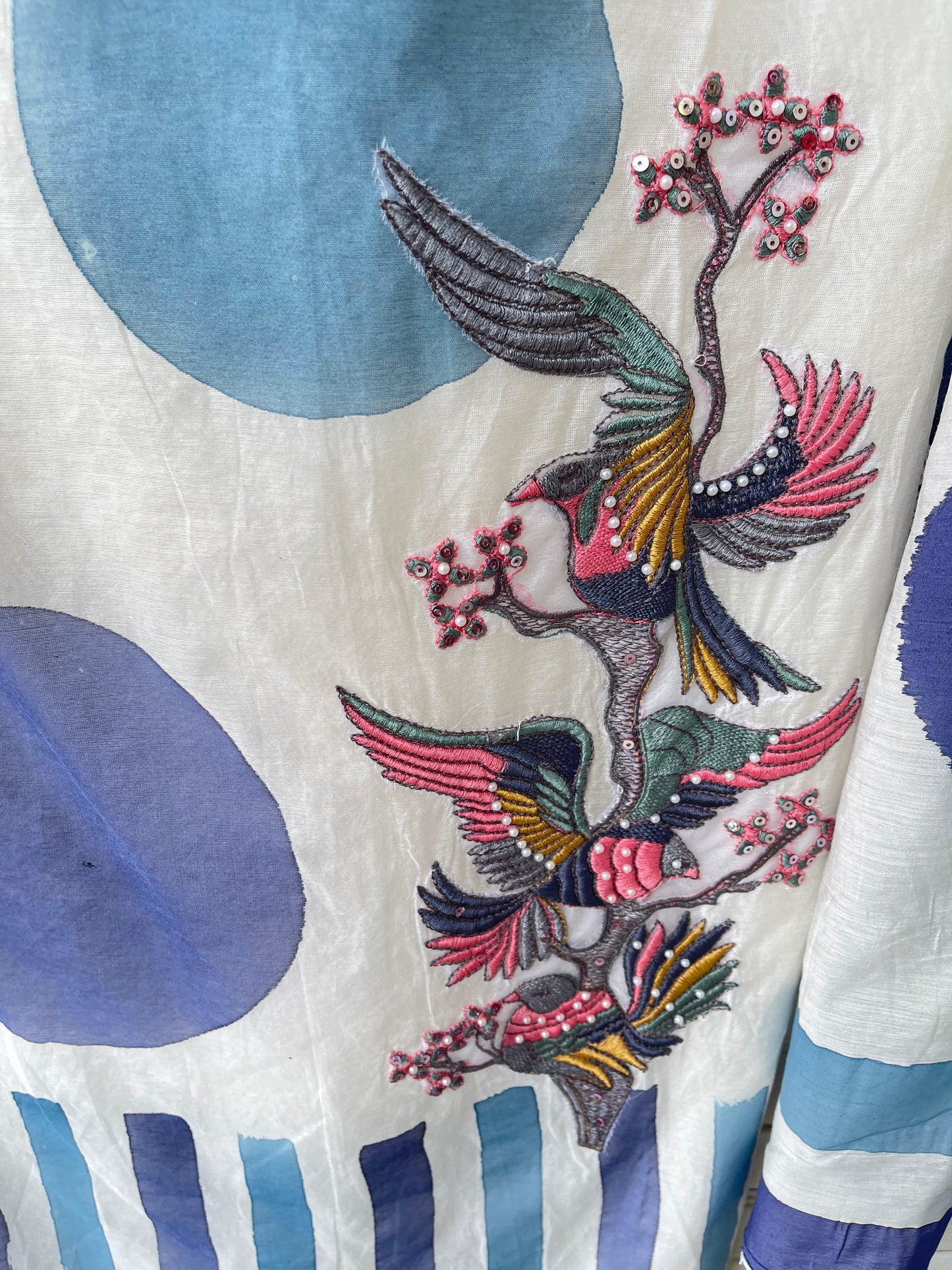 Mul chanderi unstitched ladies suit Rc17325