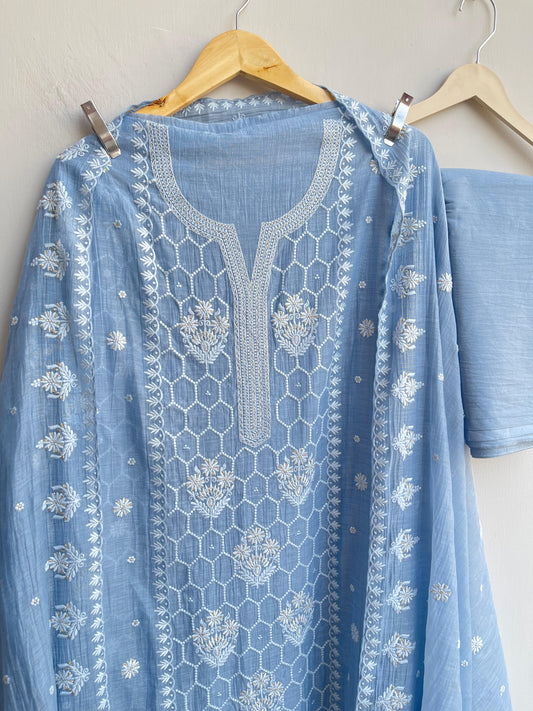 Pure mul chanderi unstitched ladies suit Rc18425 (b)