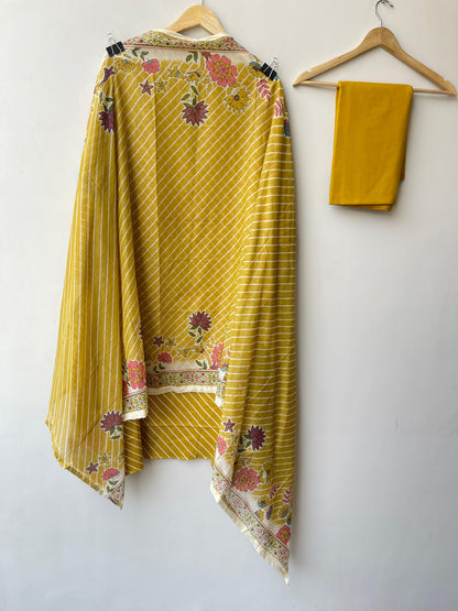 Cotton printed unstitched ladies suit Rc18944