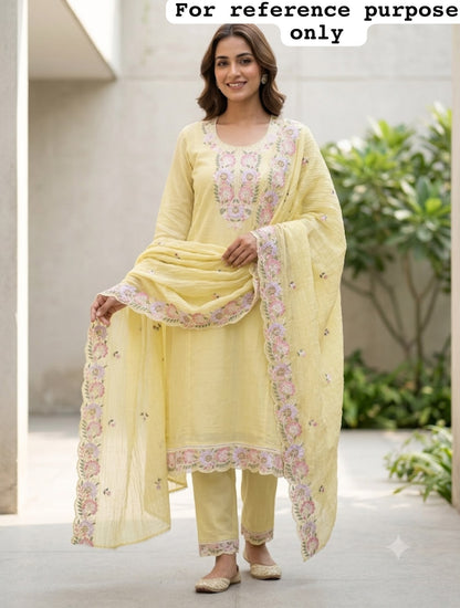 Mul chanderi unstitched ladies suit Rc19101