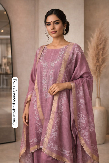 Linen Printed Unstitched Ladies Suit RC-18518 (b) – view 2