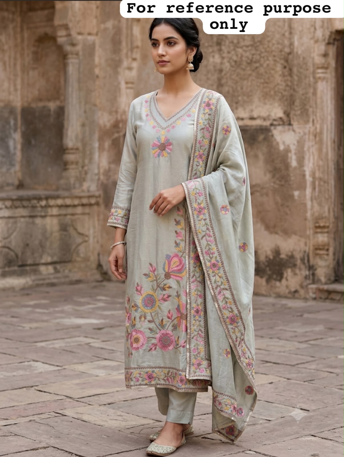 Shimmer silk unstitched ladies suit Rc19069