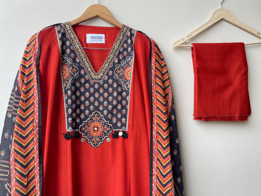 Cotton Printed Unstitched Ladies Suit RC-18637 (a)