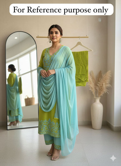 Organza Unstitched Ladies Suit RC-18367 – view 2