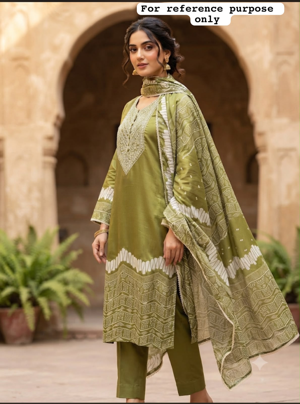 Gajji silk printed unstitched ladies suit Rc19217 (b)