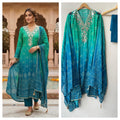 Double shaded banarasi ladies unstitched printed suit Rc19324