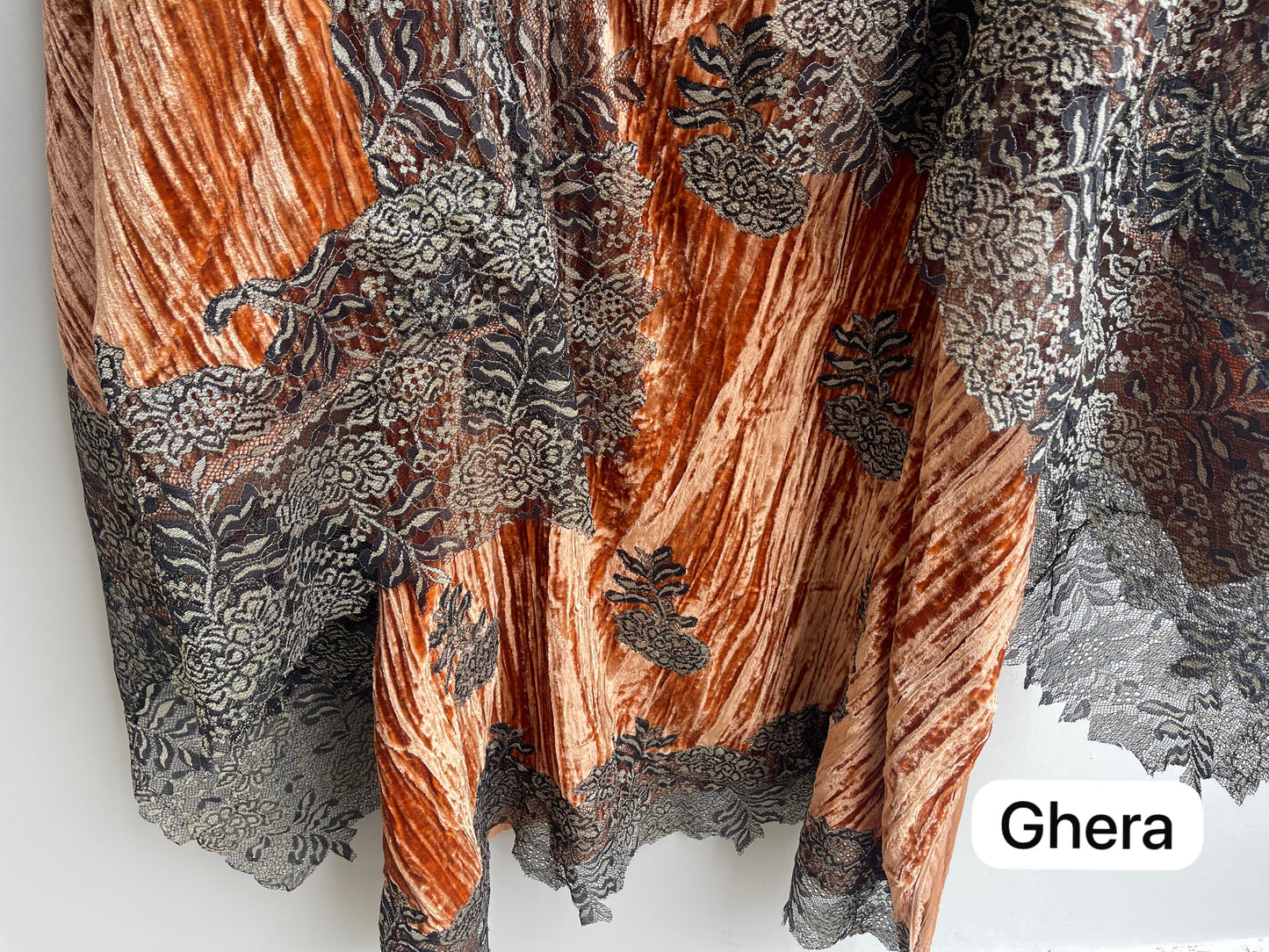 Micra crushed velvet unstitched ladies suit Rc18256