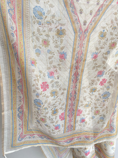 Soft banarasi kota doriya unstitched ladies suit Rc18527