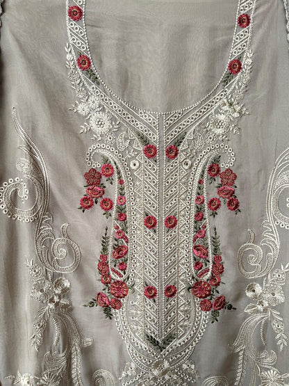 Organza unstitched ladies suit Rc17630 (b)