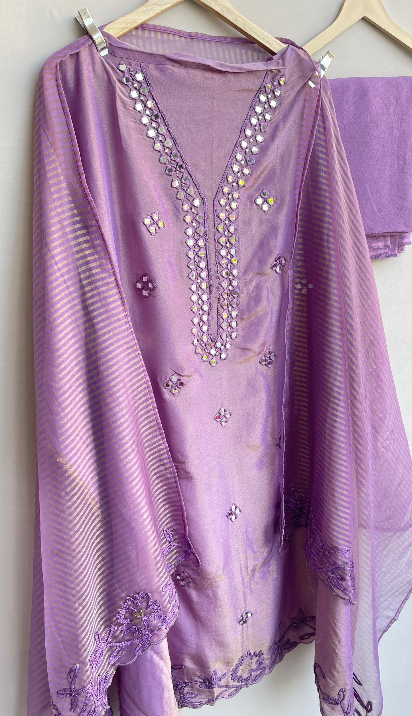 Shimmer silk unstitched ladies suit Rc17888 (a)