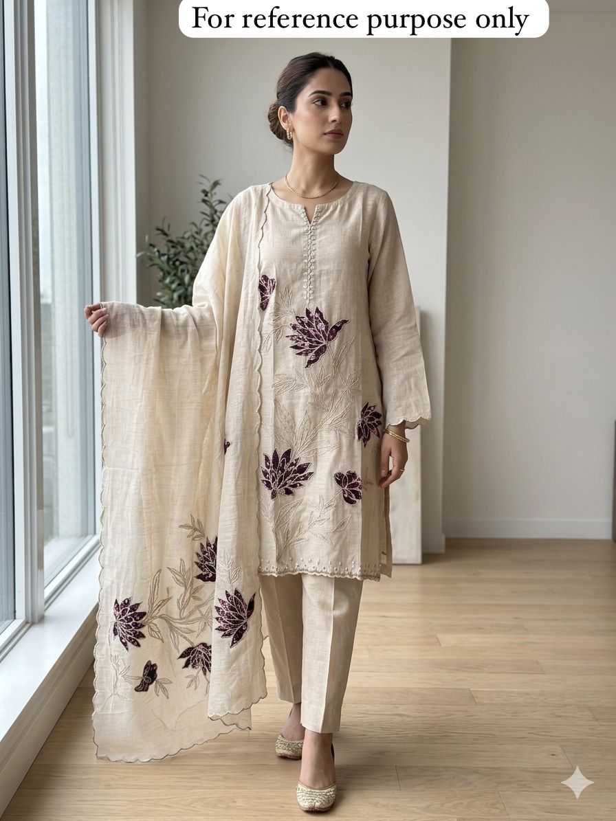 Mul chanderi unstitched ladies suit Rc18924 (a)