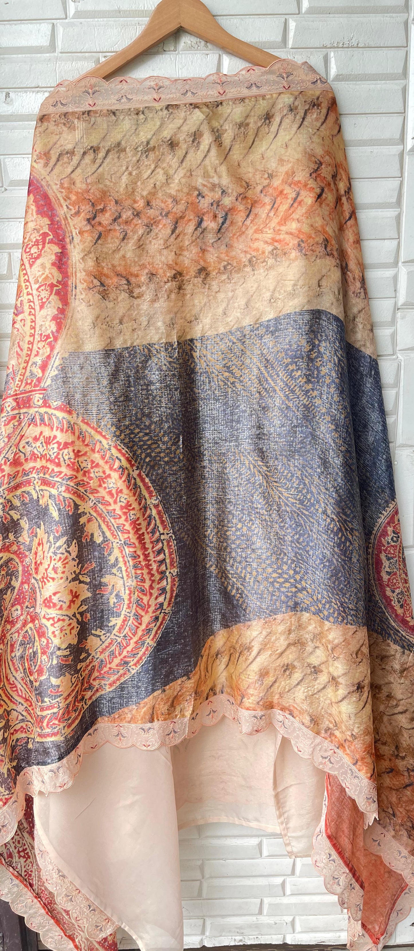 Organza shimmer unstitched ladies suit Rc17526