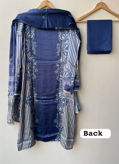 Gajji silk printed unstitched ladies suit Rc19311 (a)