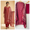 Maheshwari cotton chanderi unstitched printed ladies suit Rc19284 (b)