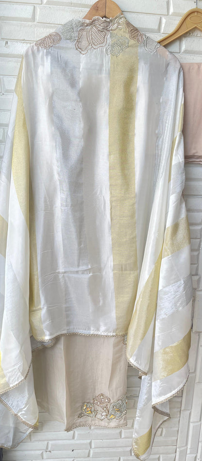 Shimmer silk unstitched ladies suit Rc17854