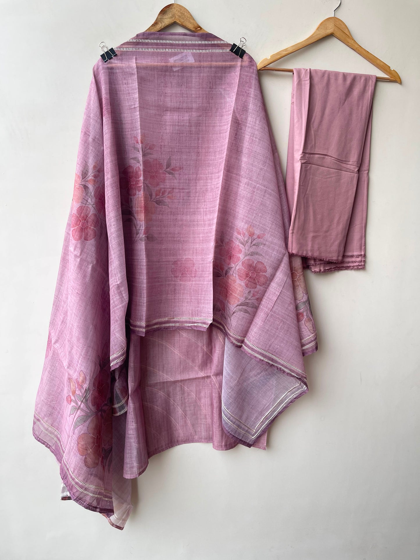 Pure self mul chanderi ladies unstitched suit Rc19135 (b)
