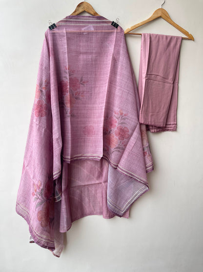 Pure self mul chanderi ladies unstitched suit Rc19135 (b)