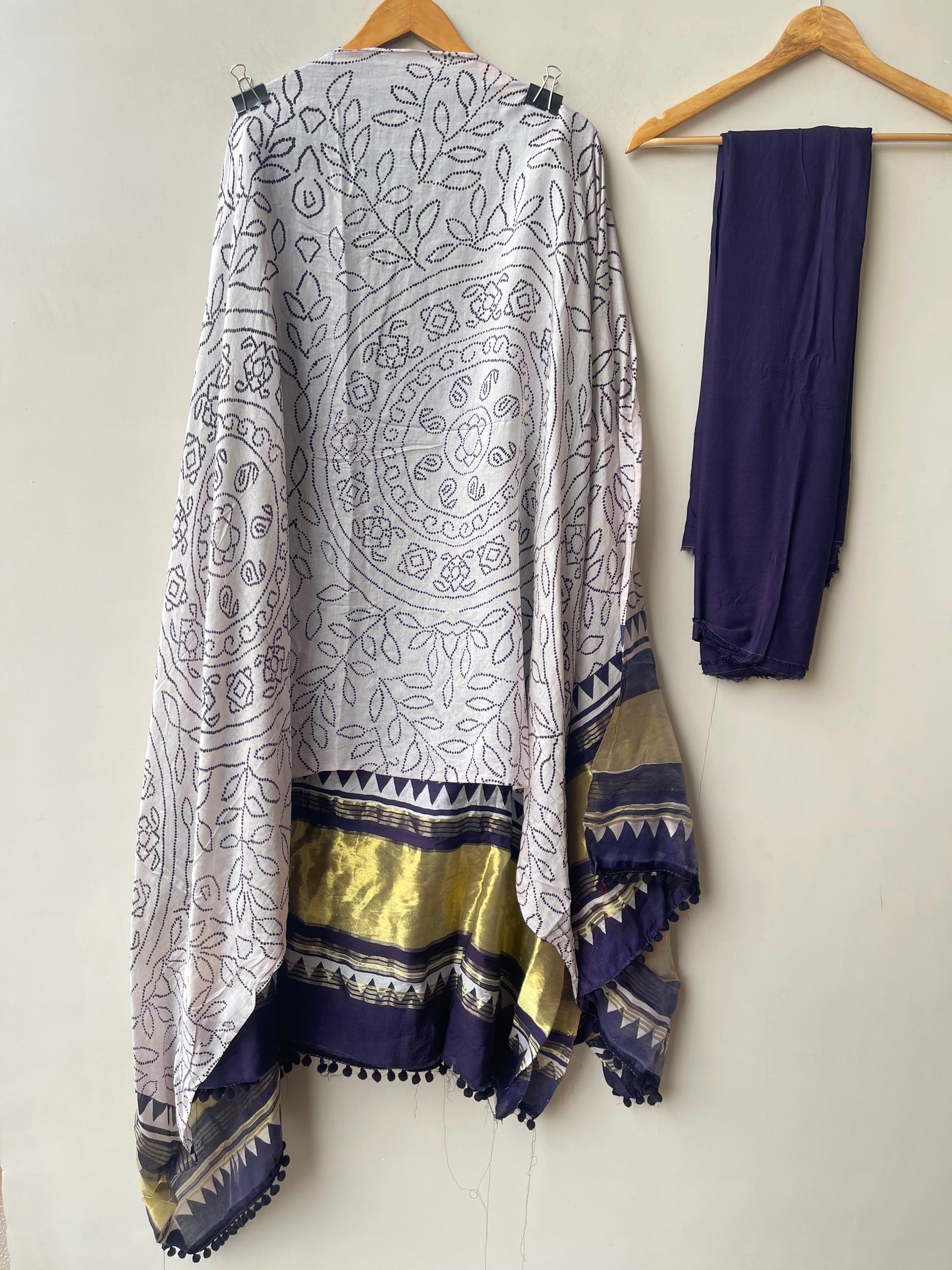 Gajji silk printed unstitched ladies suit Rc19272 (b)