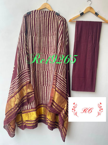 Cotton Chanderi Printed Unstitched Ladies Suit RC-19265(B) - Royal Chic by Priti (photo 5)