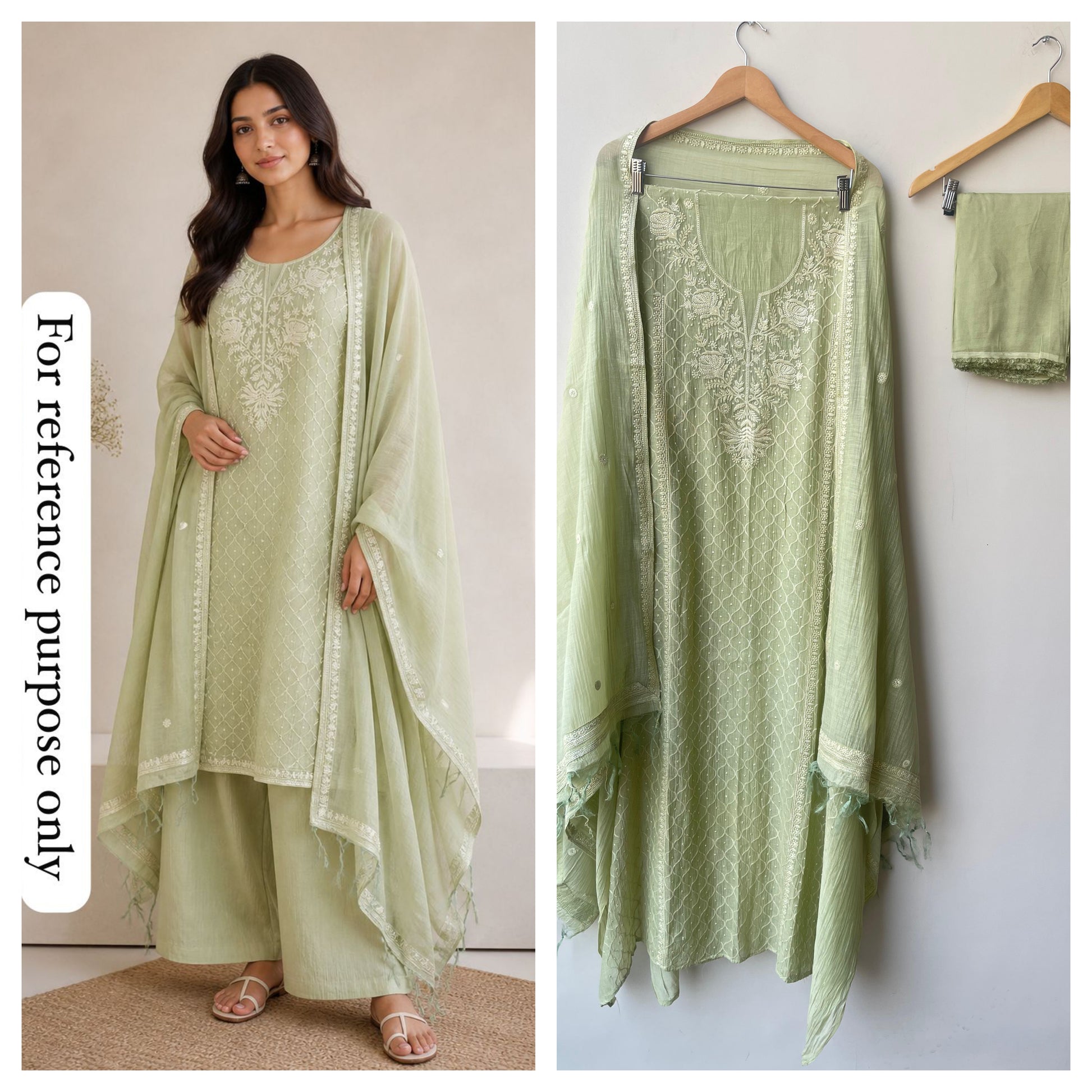 Pure Mul Chanderi Unstitched Ladies Suit RC-18796 (b)