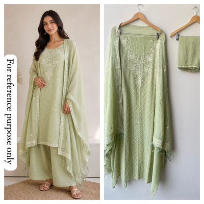 Pure Mul Chanderi Unstitched Ladies Suit RC-18796 (b)