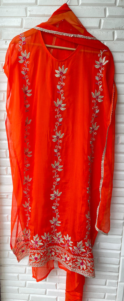 Organza unstitched ladies suit Rc17476 (a)