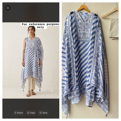 Linen printed unstitched ladies suit Rc19078