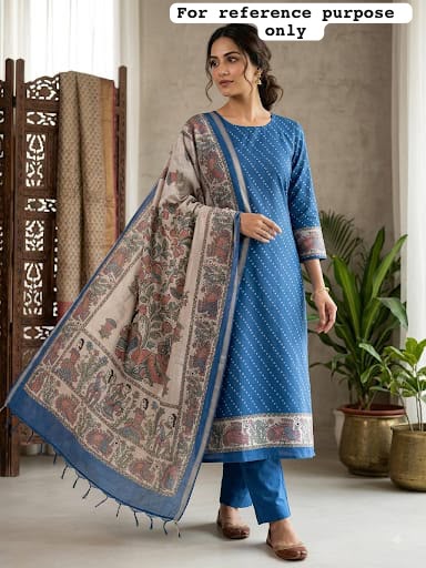 Mul chanderi maheshwari printed ladies unstitched suit Rc19251