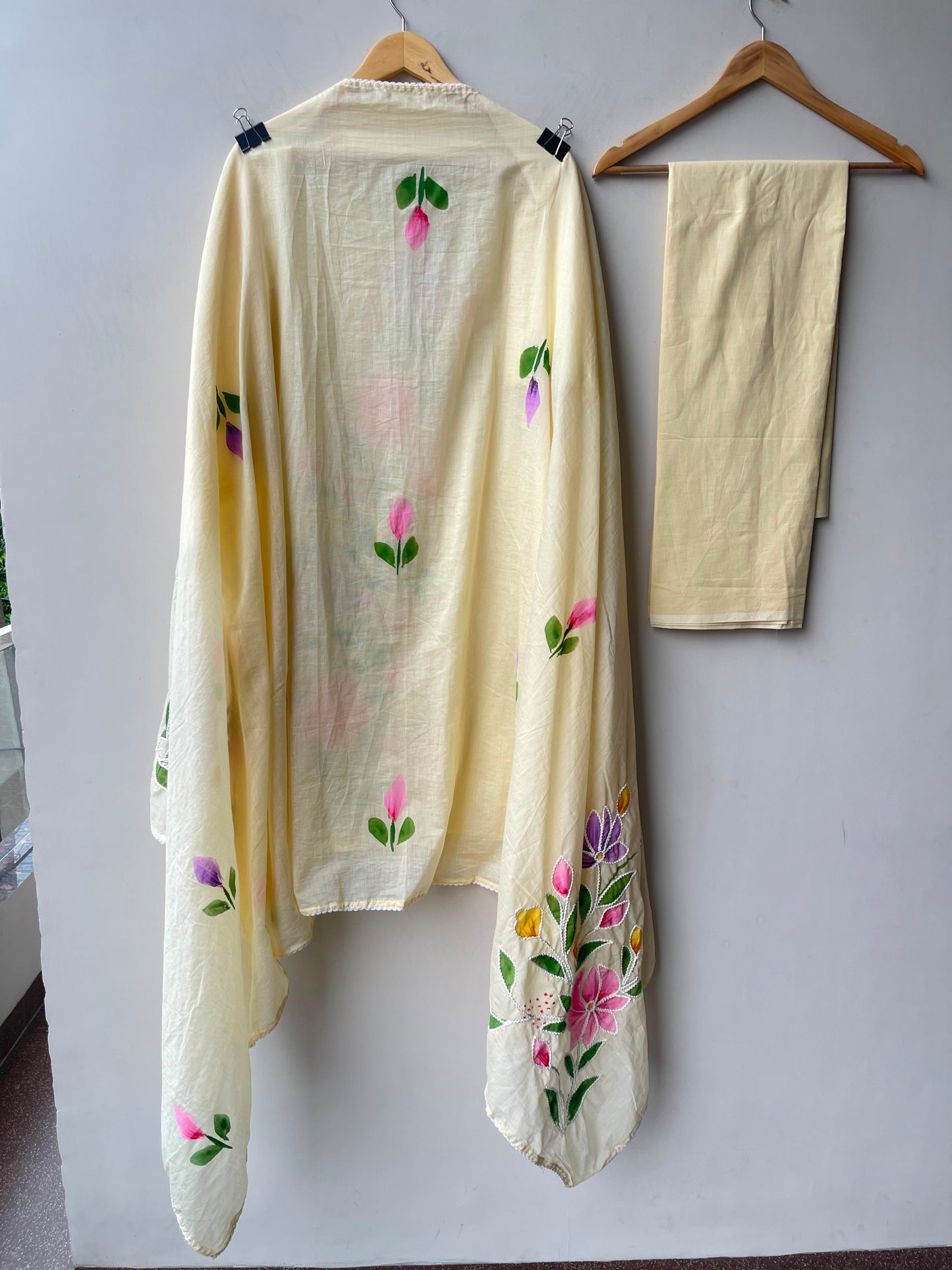 Mul chanderi unstitched ladies suit Rc19120