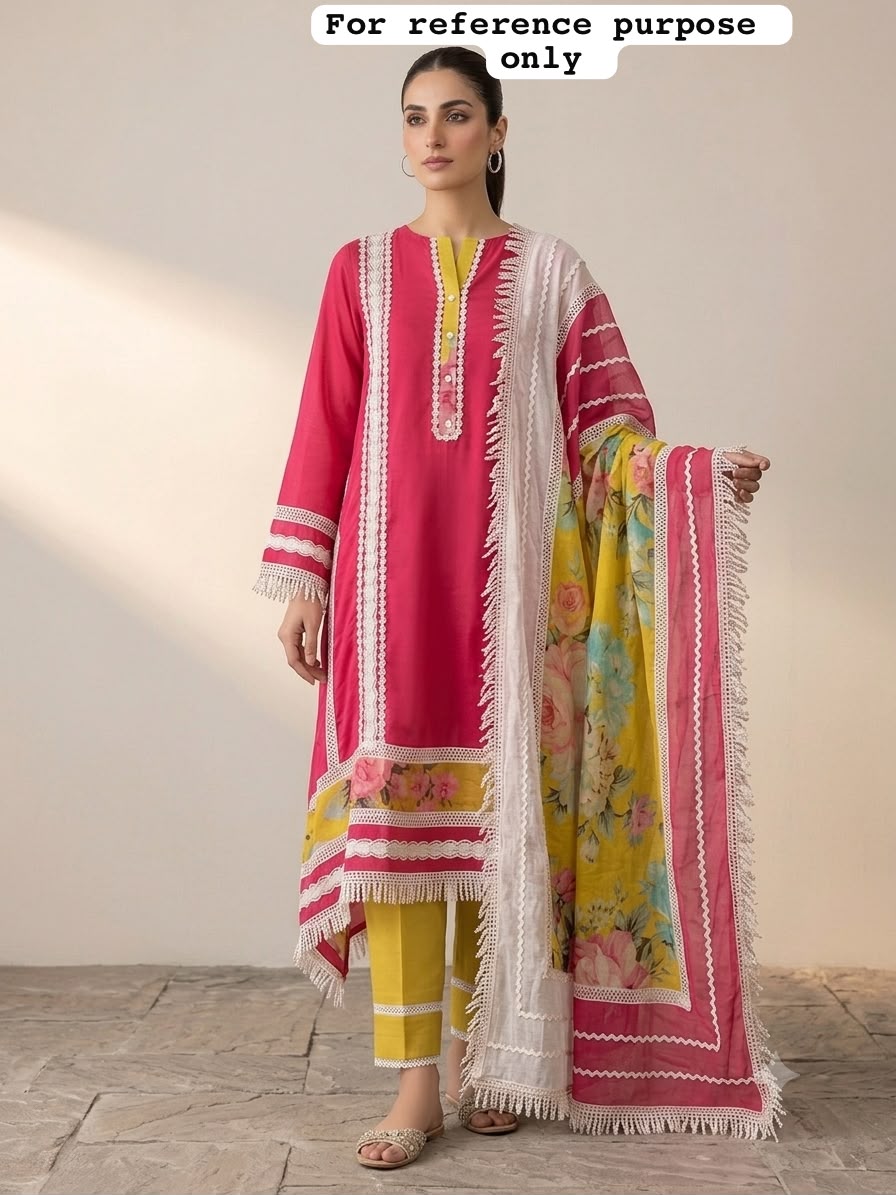 Organza unstitched ladies suit Rc19159 (a)
