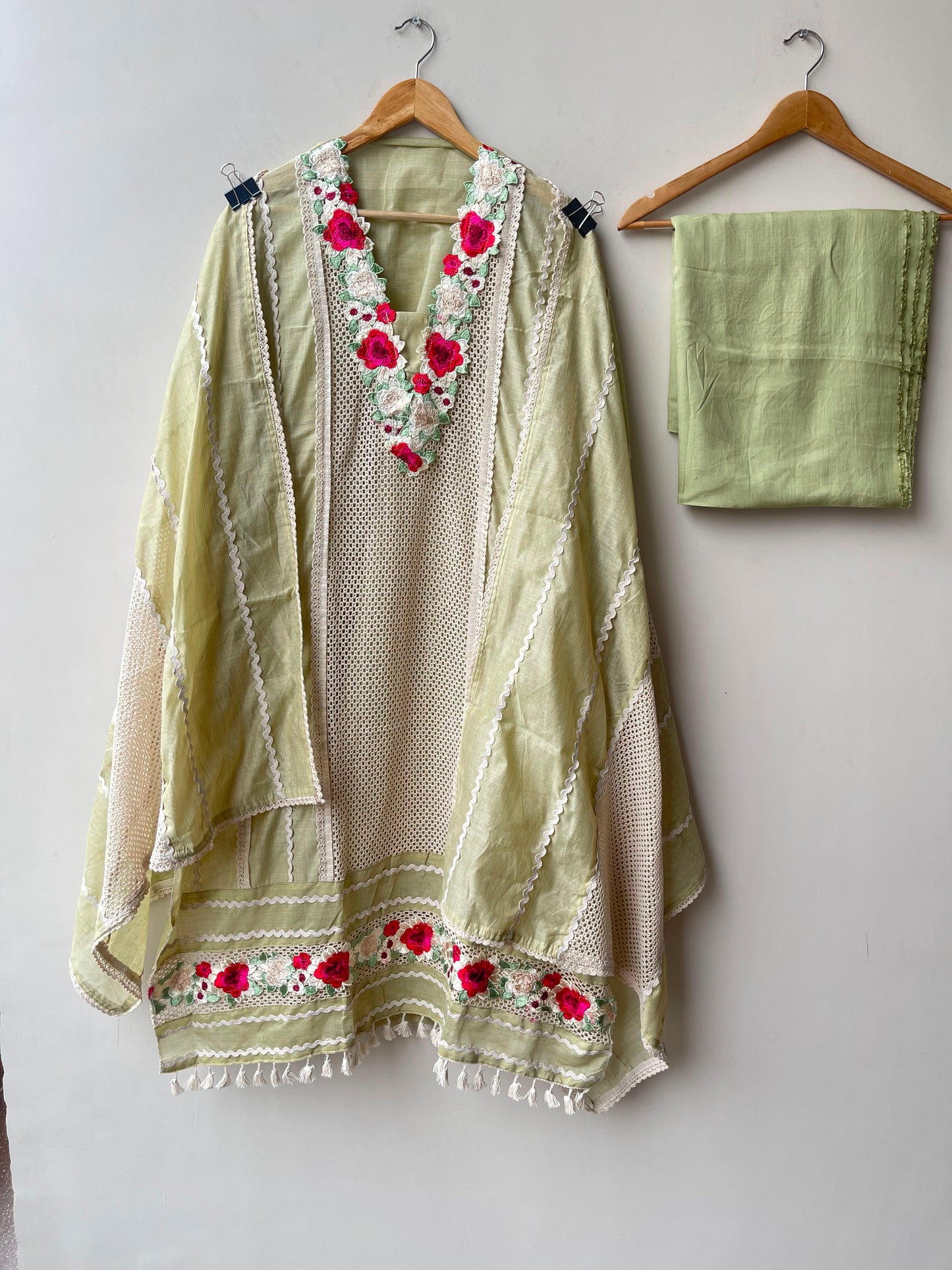 Chanderi cotton unstitched ladies suit Rc19034