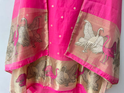Banarasi mul chanderi ladies unstitched suit Rc19158 (a)