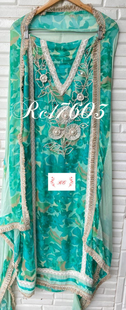 Burbery unstitched ladies suit Rc17603 (b)