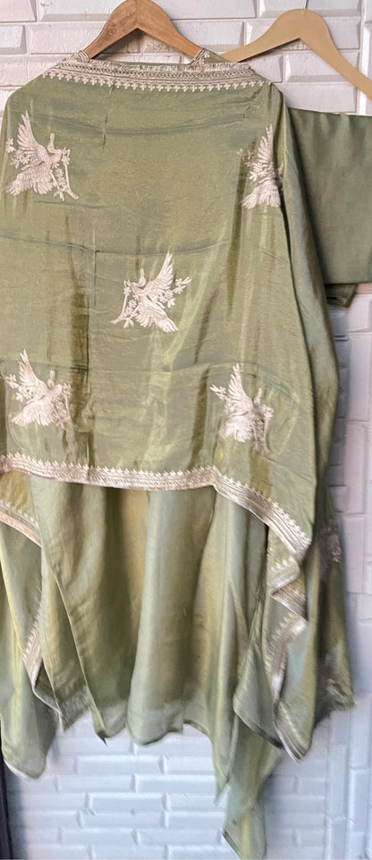 Shimmer silk unstitched ladies suit Rc17582 (b)