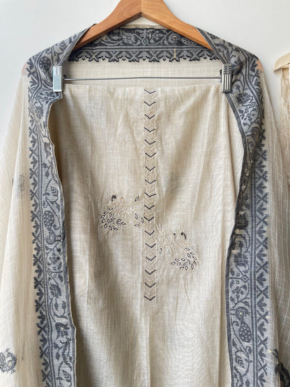 Mul Chanderi Printed Ladies Unstitched Suit RC-18649