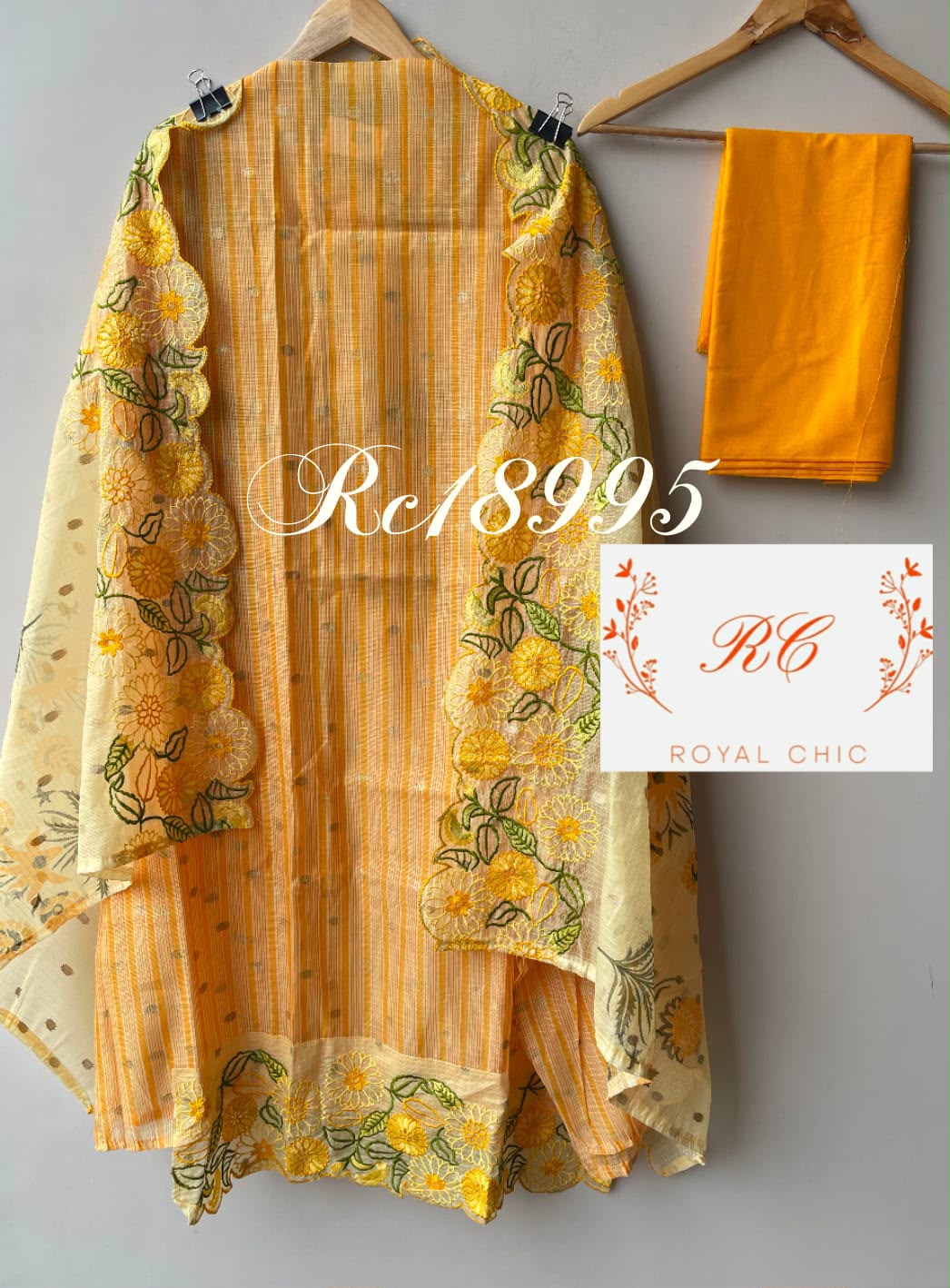Self Banarasi weaving kota doriya unstitched ladies suit Rc18995