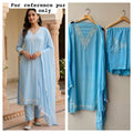Organza fabric unstitched ladies suit Rc19058