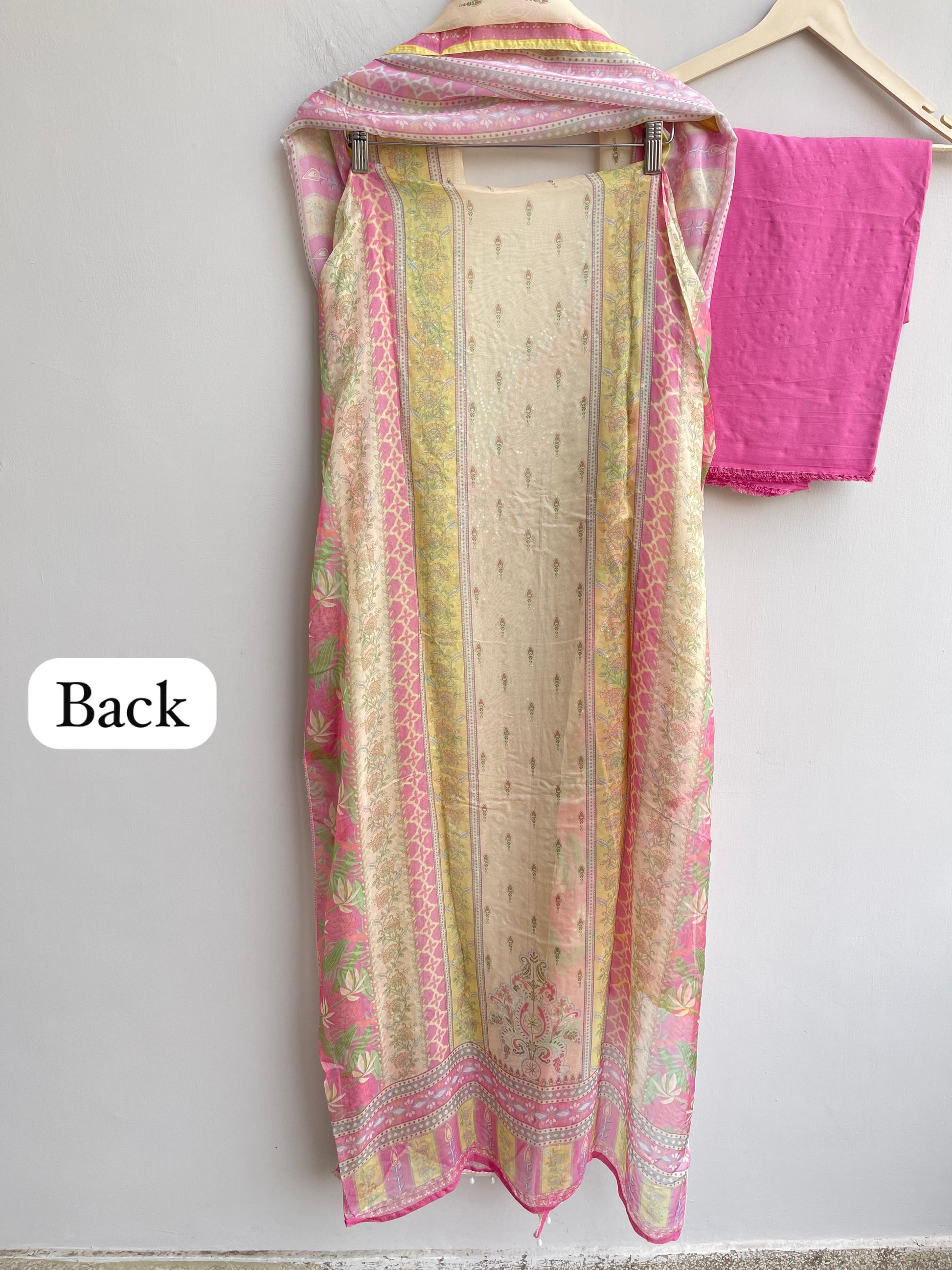 Organza Printed Unstitched Ladies Suit RC-18570 – view 4