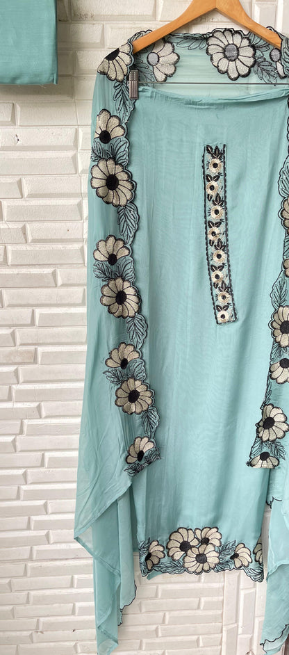 Organza unstitched ladies suit Rc17269 (c)