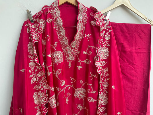 Silk unstitched ladies suit Rc17856 (b)