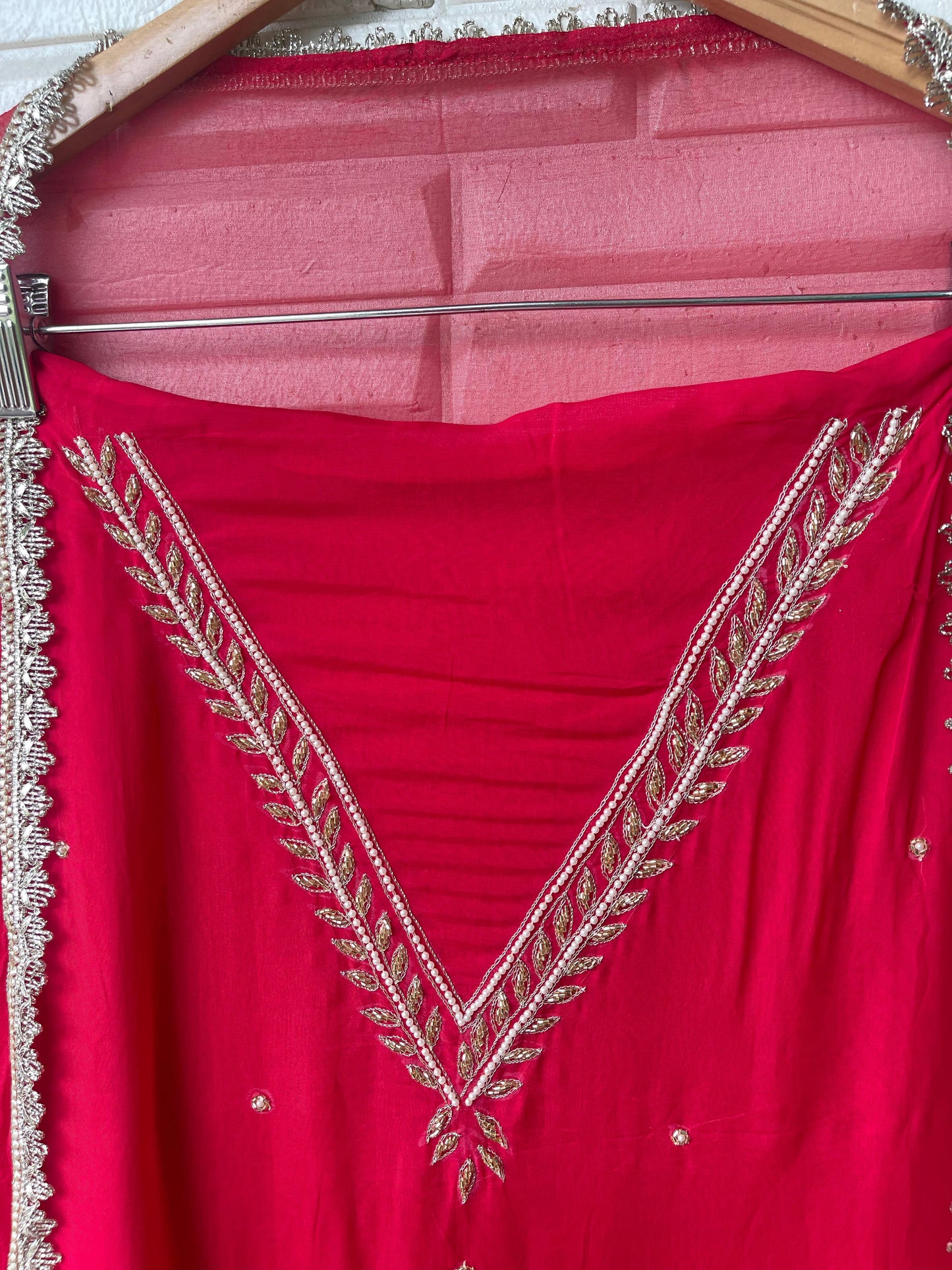 Organza unstitched ladies suit Rc17550 (b)