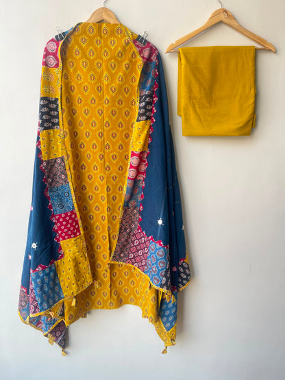 Cotton printed unstitched ladies suit Rc18971