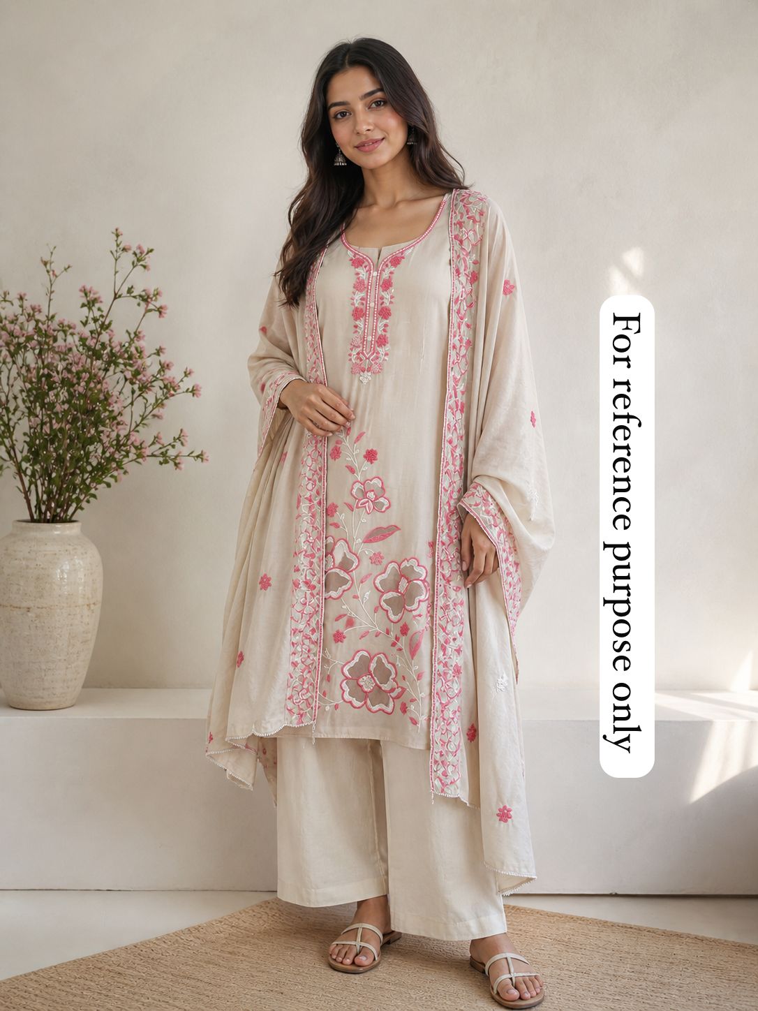 Mul chanderi unstitched ladies suit Rc18800
