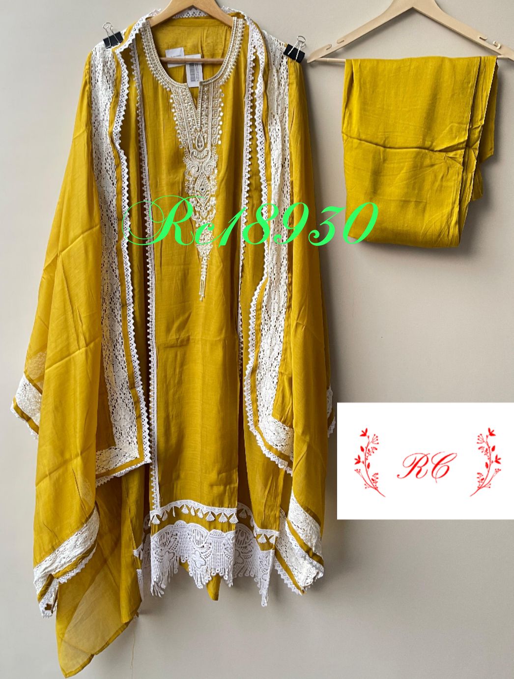 Mul chanderi unstitched ladies suit Rc18930