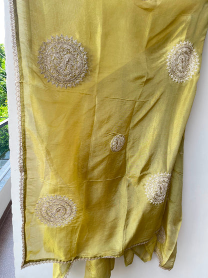Shimmer silk unstitched ladies suit Rc19116 (a)
